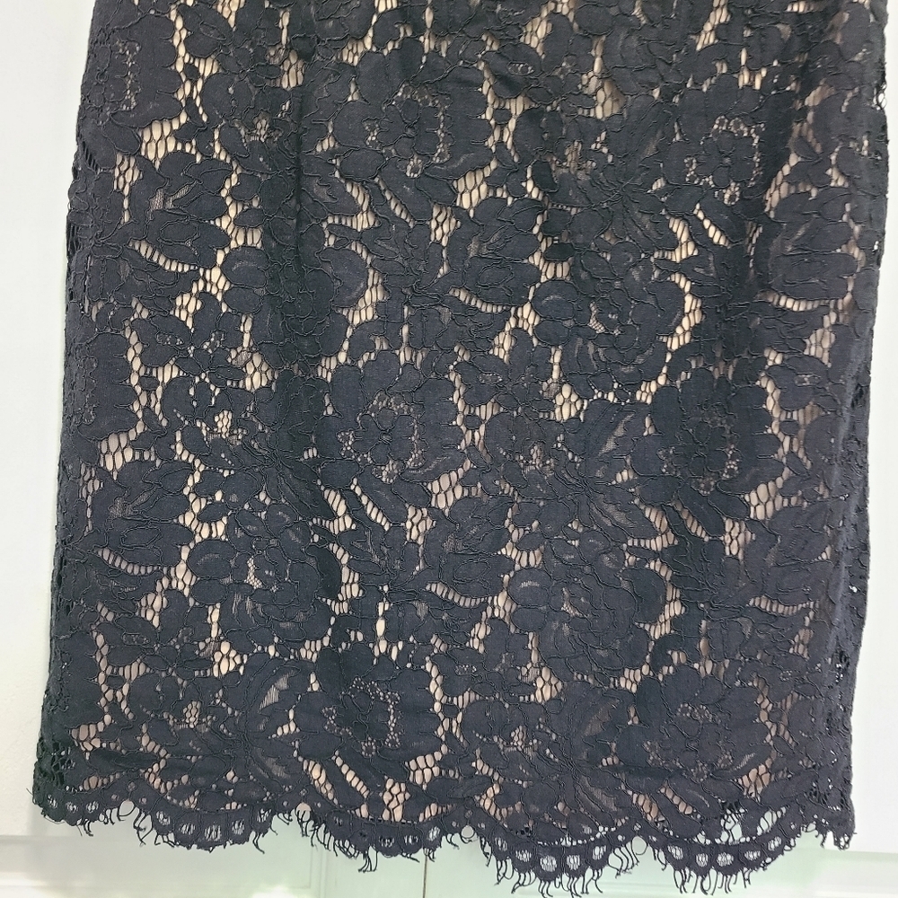 Lulus Black Sheath Cocktail Dress with Scoop Neck - Picture 6 of 9